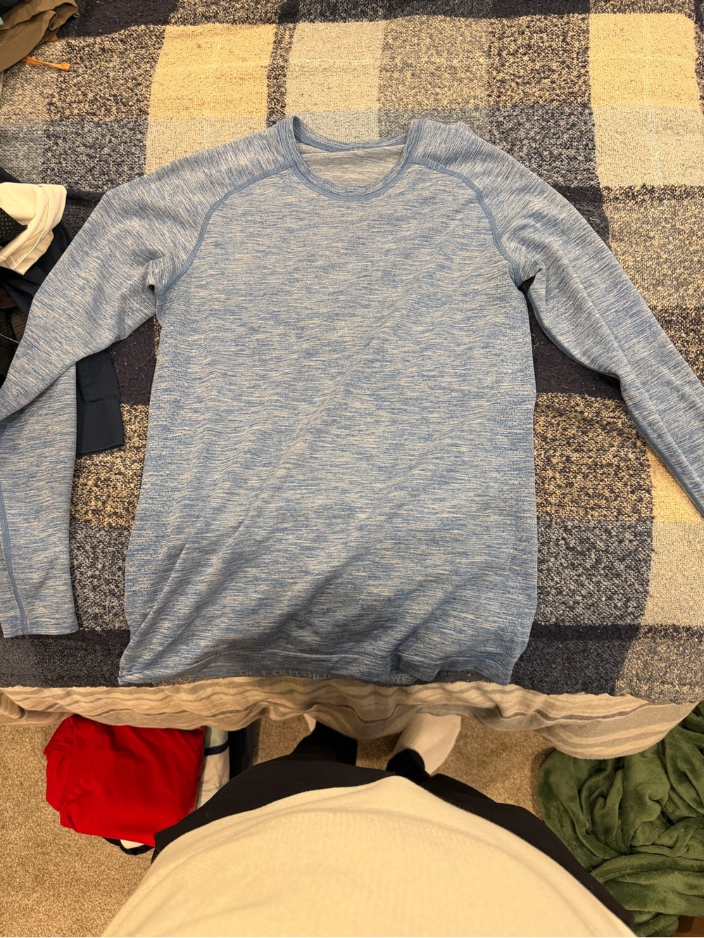 Lululemon Light Blue Men's Crewneck Sweater